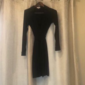 Calvin Klein Wrap long sleeve dress.